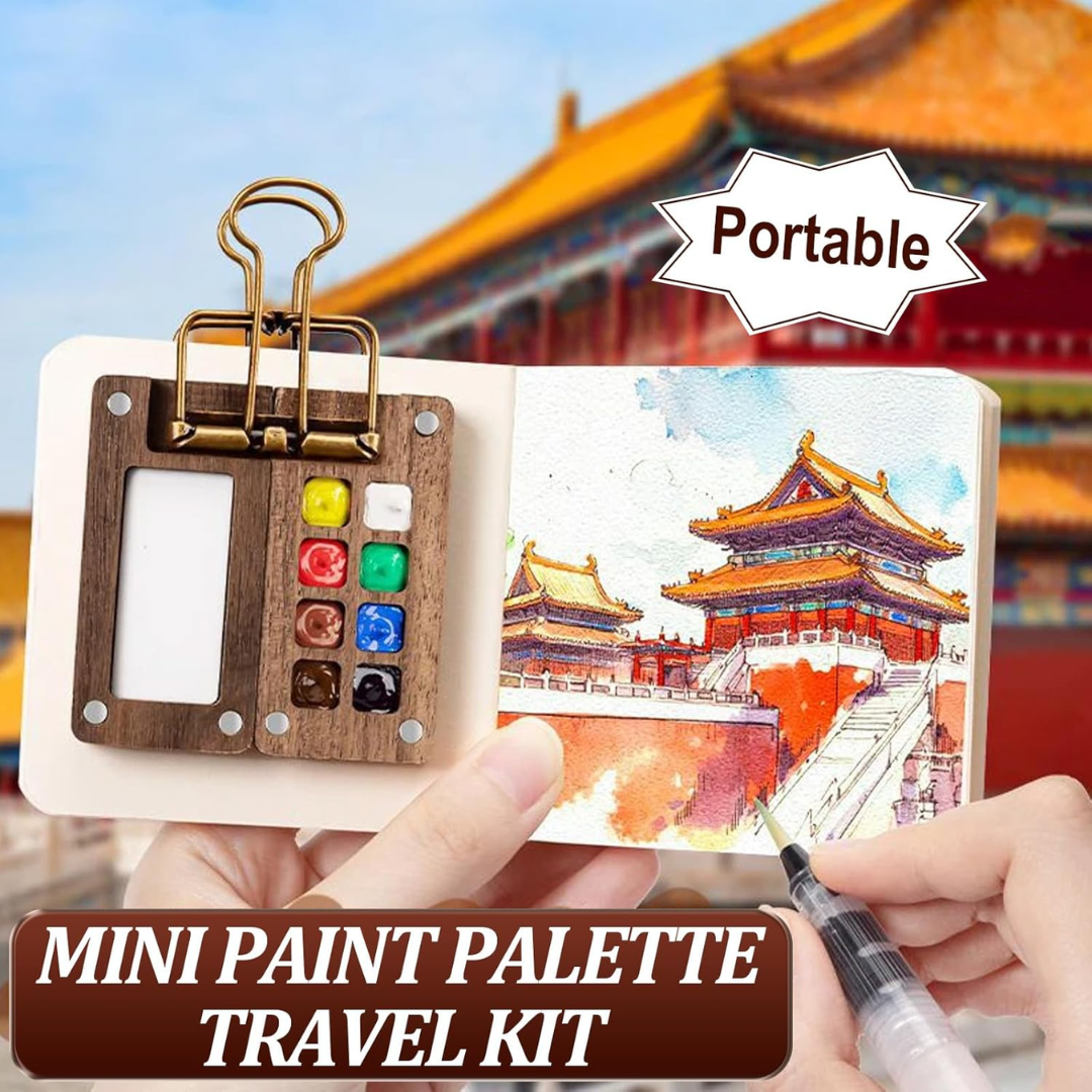 Mini Portable Watercolor Kit