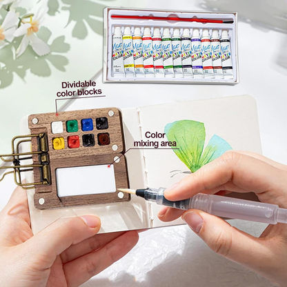 Mini Portable Watercolor Kit